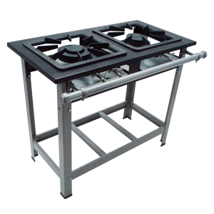 Fogão 2 Bocas M6 40x40 Metalmaq