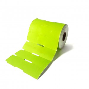 Etiqueta Gondola 105x30 Cor Verde Limao Caixa C/20 rolos P/ Impressoras ELGIN, ARGOX, BEMATECH