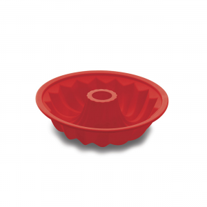 Forma de Silicone Redonda 25.7X6.5cmn Mundial Hércules - SLC105VM - Vermelha