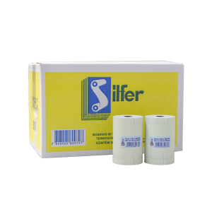 Bobinas Pdv 80mm X40mts Amarela SILFER Caixa c/30